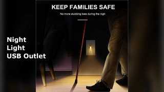 خروجی USB Night Light Resistant 5V 4.8A